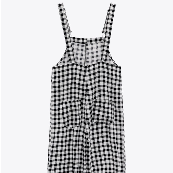 New with tags Zara Gingham Print Overall - Picture 5 of 10